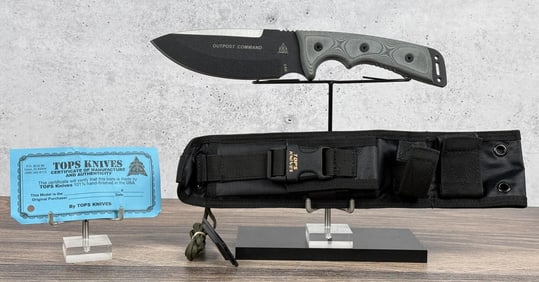 Tops Knives Outpost Command Fixed Blade Knife