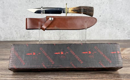 Blackjack Classic Stag Fixed Blade Knife 1-7