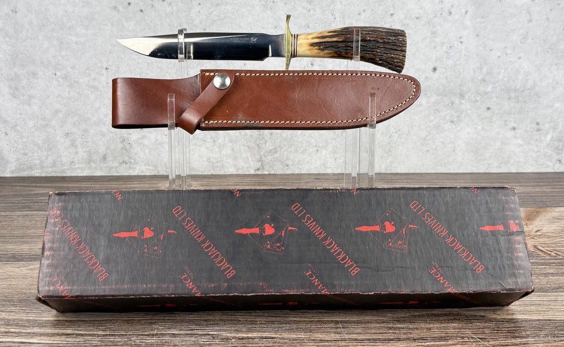 Blackjack Classic Stag Fixed Blade Knife 1-7: Model 1-7. Never used or carried.