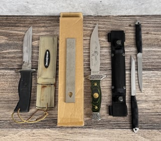 Collection of Fixed Blade Knives