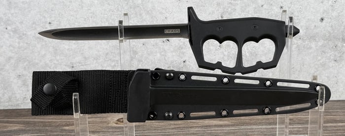 Cold Steel Chaos Stiletto Knuckle Knife