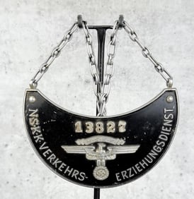 WW2 NSKK Traffic Control Service Gorget