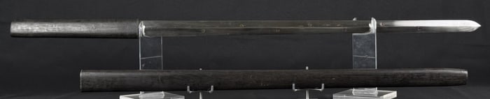 Antique Japanese Tsurugi Ken Ritual Samurai Sword