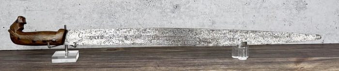 Spanish Colonial Mexican Horn Handle Bolo Sword