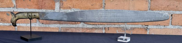 Spanish Colonial Mexican Horn Handle Bolo Sword