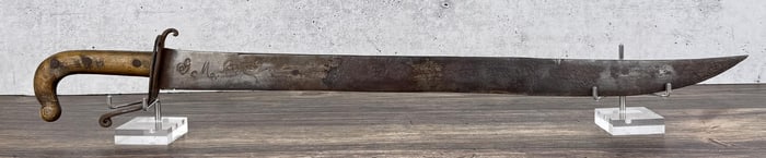 Spanish Colonial Espadas Anchas Horn Handle Sword