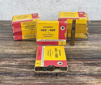 50 Rounds Of Kynoch .450/400 Nitro Express Ammo