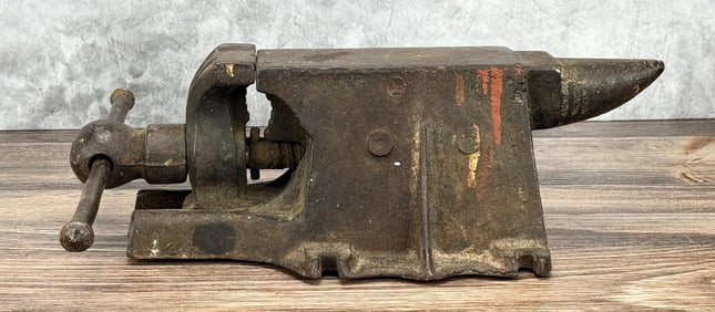 Blacksmith Combination Bench Vice Anvil