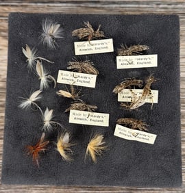 Group of Hardy's Trout Fishing Flies