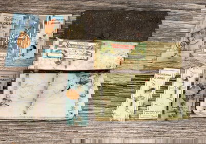 Group of Montana Spinner Lures and Trout Flies