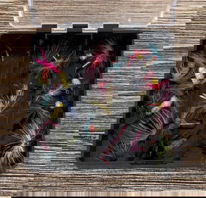 Group of Montana Trout Fishing Flies Streamers