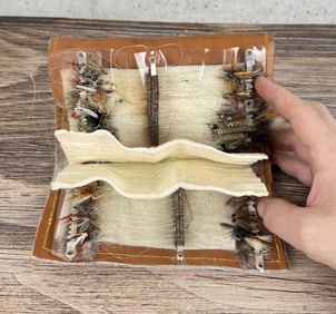 Wallet of Montana Trout Fishing Flies