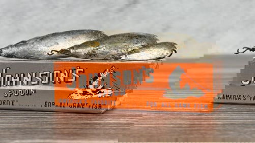 Johnson Spoon Silver Minnow Fishing Lure No. 1110