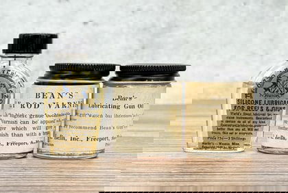 Herters LL Bean Fly Rod Varnish Gun Oil Bottles