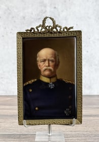 Hutschenreuther Otto Von Bismarck Porcelain Plaque