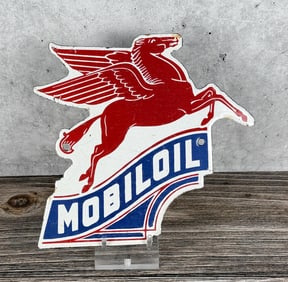 Porcelain Mobil Oil Pegasus Sign