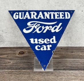 Porcelain Ford Used Car Sign