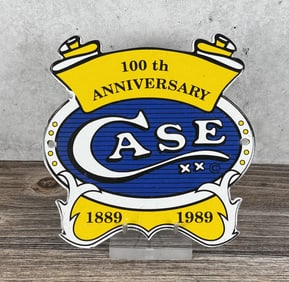 Porcelain Case Knives 100th Anniversary Sign