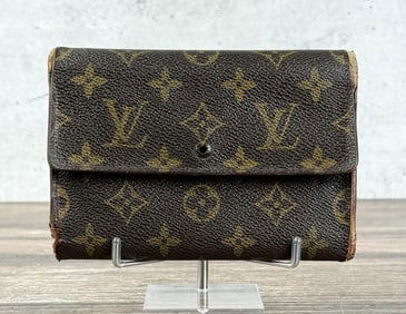 Vintage Louis Vuitton Monogram Clutch Wallet