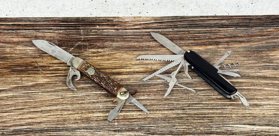 Camillus Victorinox Camp Boy Scout Knives