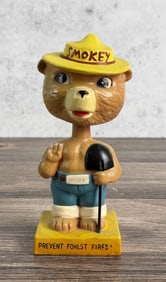 1960s Smokey Bear Bobble Head