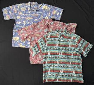 Group Of Reyn Spooner 3XL Hawaiian Shirts