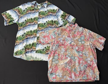 Pair Of Reyn Spooner Hawaiian Shirts