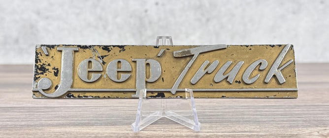 Willys Jeep Pickup Truck Hood Badge Emblem 666762