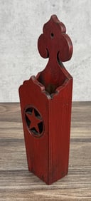 Antique Chinese Lacquered Wood Chopstick Holder