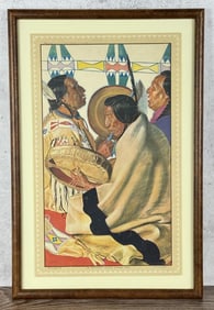 Winold Reiss The Drummers GNRY Lithograph