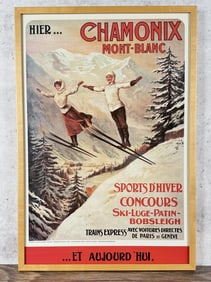Chamonix Mont Blanc Travel Poster