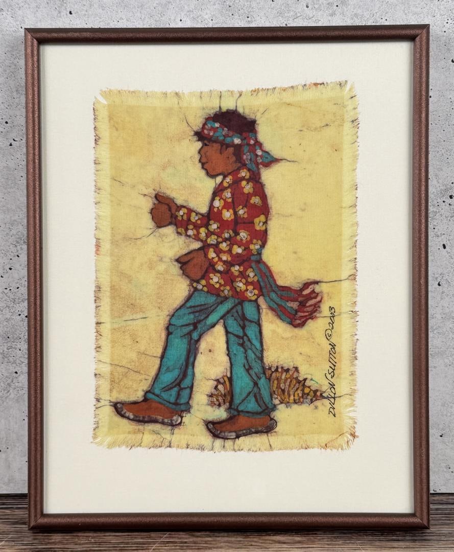 Lydia Dylan Sutton Navajo Batik Painting (1 of 5)