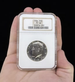 1964 Kennedy Silver Half Dollar PF68 NGC