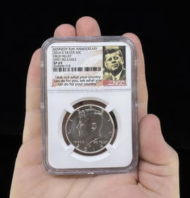 2014 D Kennedy Silver Half Dollar SP 69 NGC