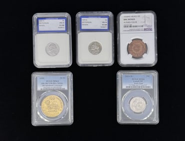 Group Of Graded Coins