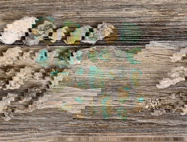 2275 Carats of Jewelry Grade Turquoise Rough