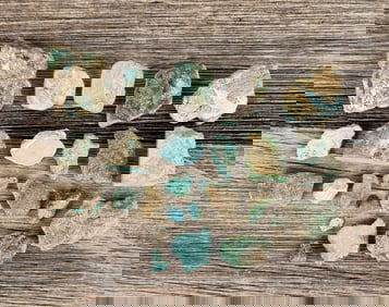 2350 Carats of Jewelry Grade Turquoise Rough