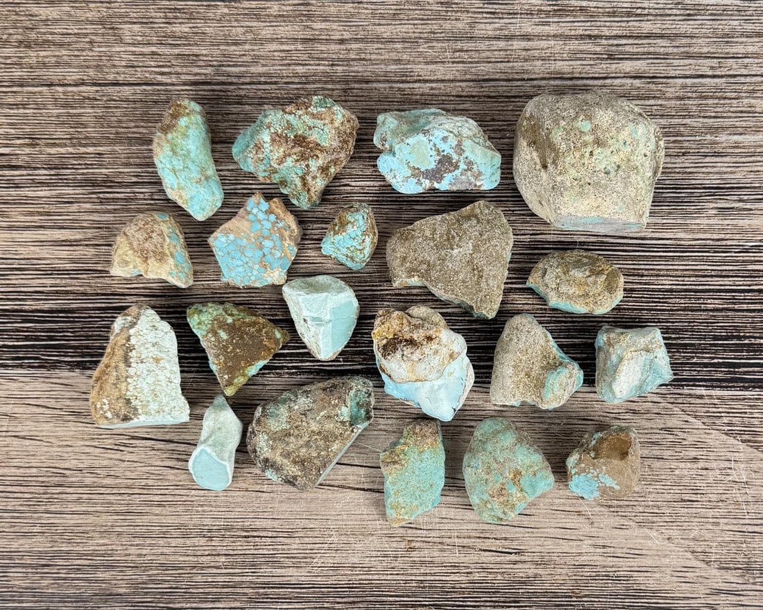 2830 Carats of Jewelry Grade Turquoise Rough: 566 grams or 2830 carats