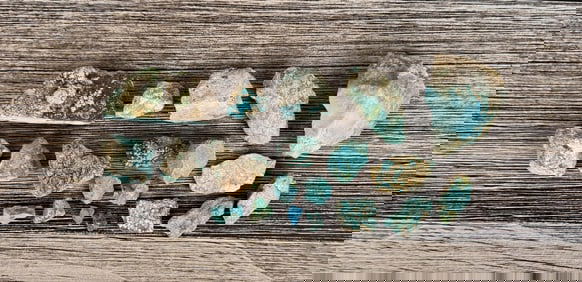 2275 Carats of Jewelry Grade Turquoise Rough