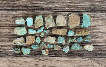2315 Carats of Jewelry Grade Turquoise Rough