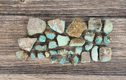 2275 Carats of Jewelry Grade Turquoise Rough