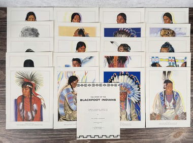 Winold Reiss Blackfoot Indians of Glacier Park