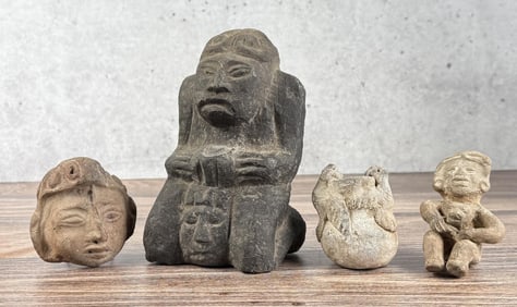 Group Of Pre Columbian South American Artifacts