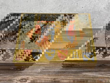 Italian Florentine Hand Painted Decorative Box