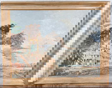 Magness Folk Art Martha D Riverboat Painting