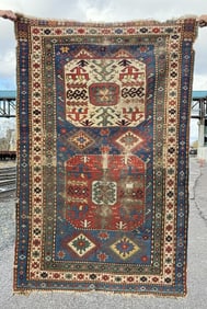 Antique Caucasian Kazak Persian Oriental Rug
