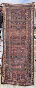 Antique Qashqai Persian Oriental Rug