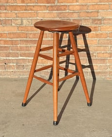 Mid Century Stool Made in New England