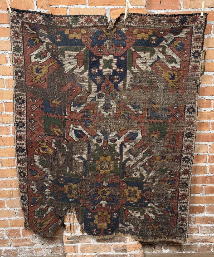 Antique Caucasian Persian Oriental Rug (1 of 8)