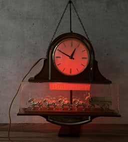Budweiser World Champion Clydesdale Team Clock